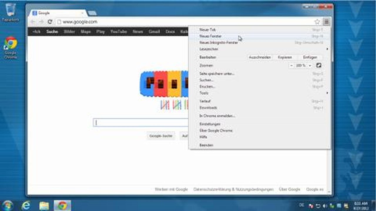 Google Chrome für Neulinge