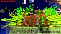 Minecraft PE Map Sky Island part 1 รวยหิน