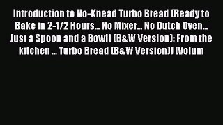 Read Introduction to No-Knead Turbo Bread (Ready to Bake in 2-1/2 Hours... No Mixer... No Dutch