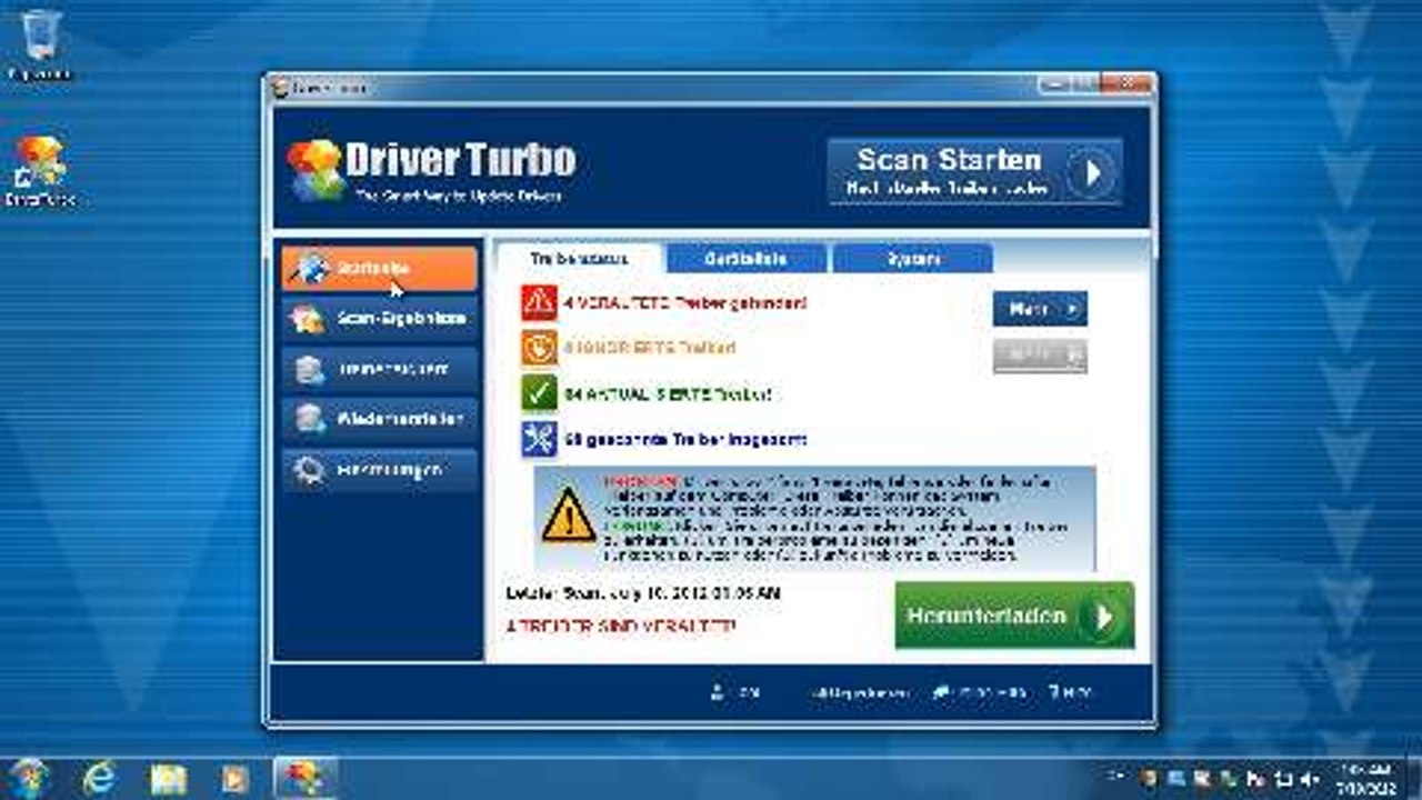 Mit Driver Turbo veraltete Treiber aufspüren