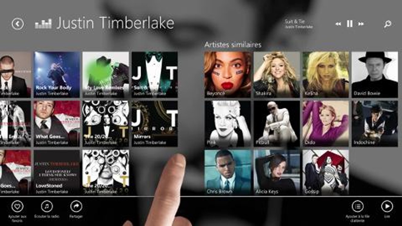 Deezer sur Windows 8