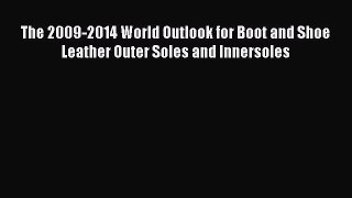 Read The 2009-2014 World Outlook for Boot and Shoe Leather Outer Soles and Innersoles Ebook