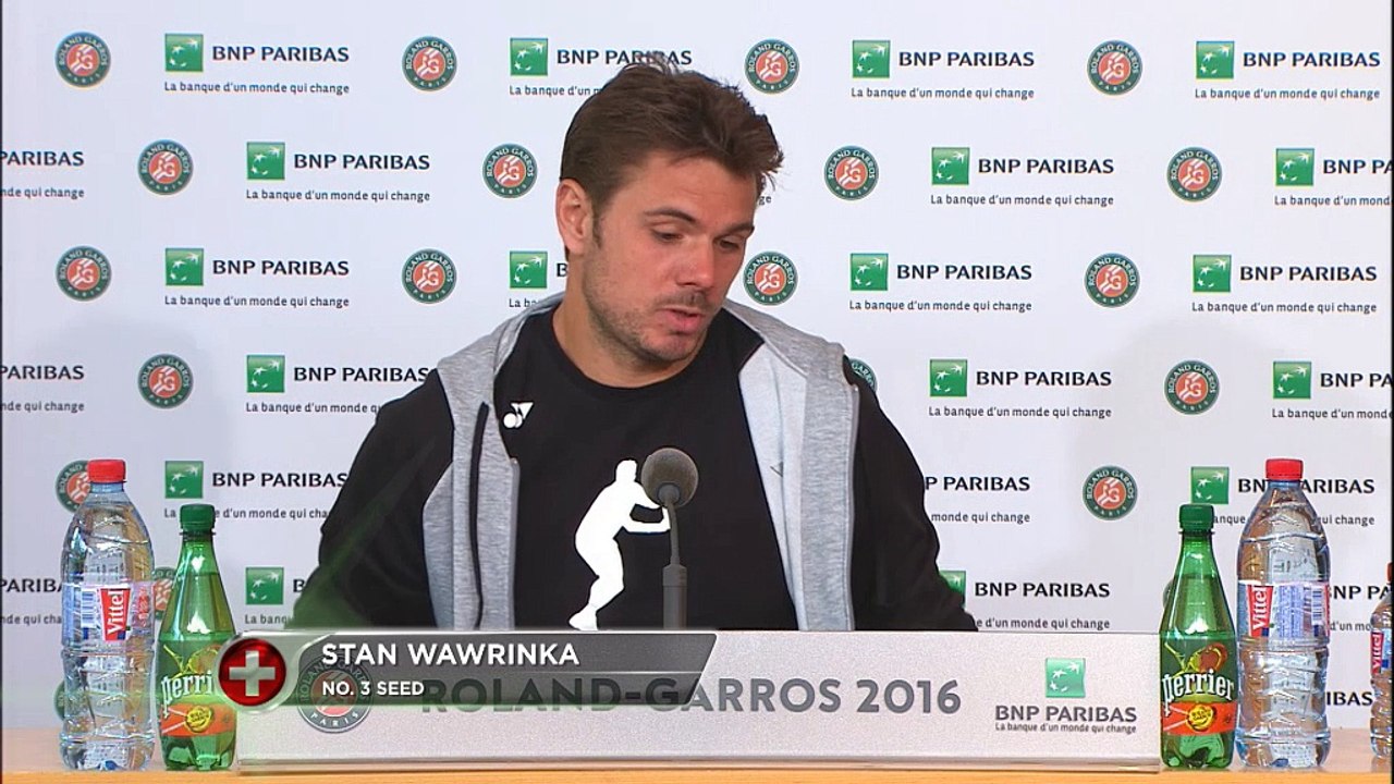 Roland-Garros - Wawrinka : "Un match sympa contre Chardy"