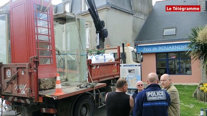 Douarnenez. La cabine anglaise a eu très chaud !