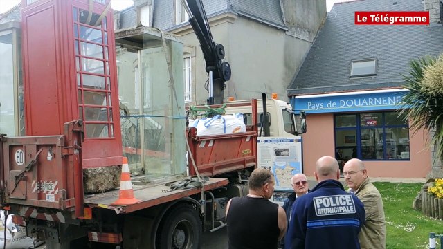 Douarnenez. La cabine anglaise a eu très chaud !