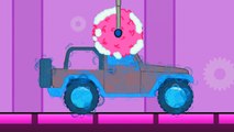 Peppa Pig Deutsch - Jeep Car Wash, Vehicles for Children!