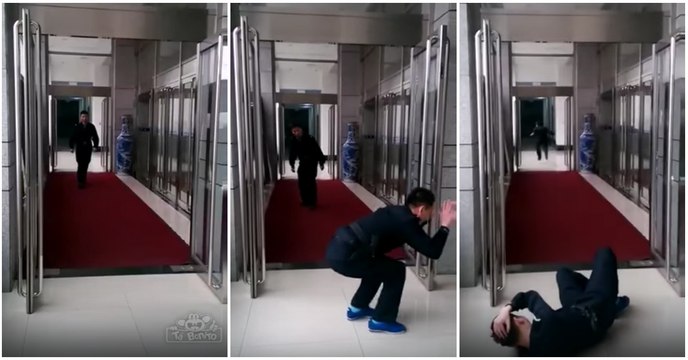 Guardas fazem apanhado épico a colega de trabalho... que envolve tiros!