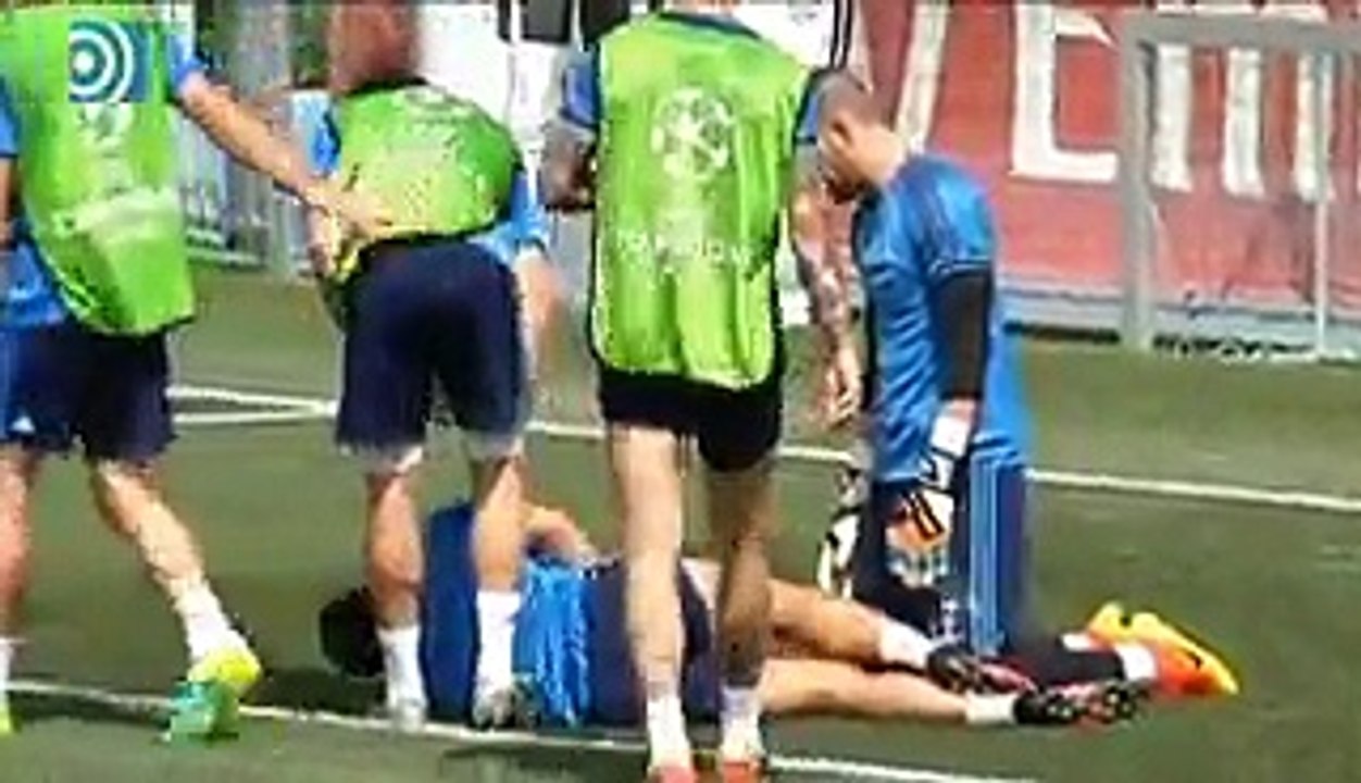 Cristiano Ronaldo an injury doubt for Champions League final after limping out of Real Madrid train