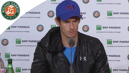 Roland-Garros 2016 - Conférence de presse: Murray / 2 Tour