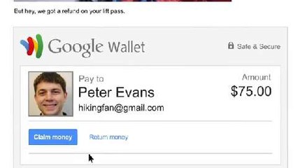 Envia dinero a través de Gmail con Google Wallet