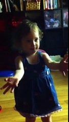 23 month old twin dancing to the ABC song.