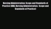 [Download] Nursing Administration: Scope and Standards of Practice (ANA Nursing Administration: