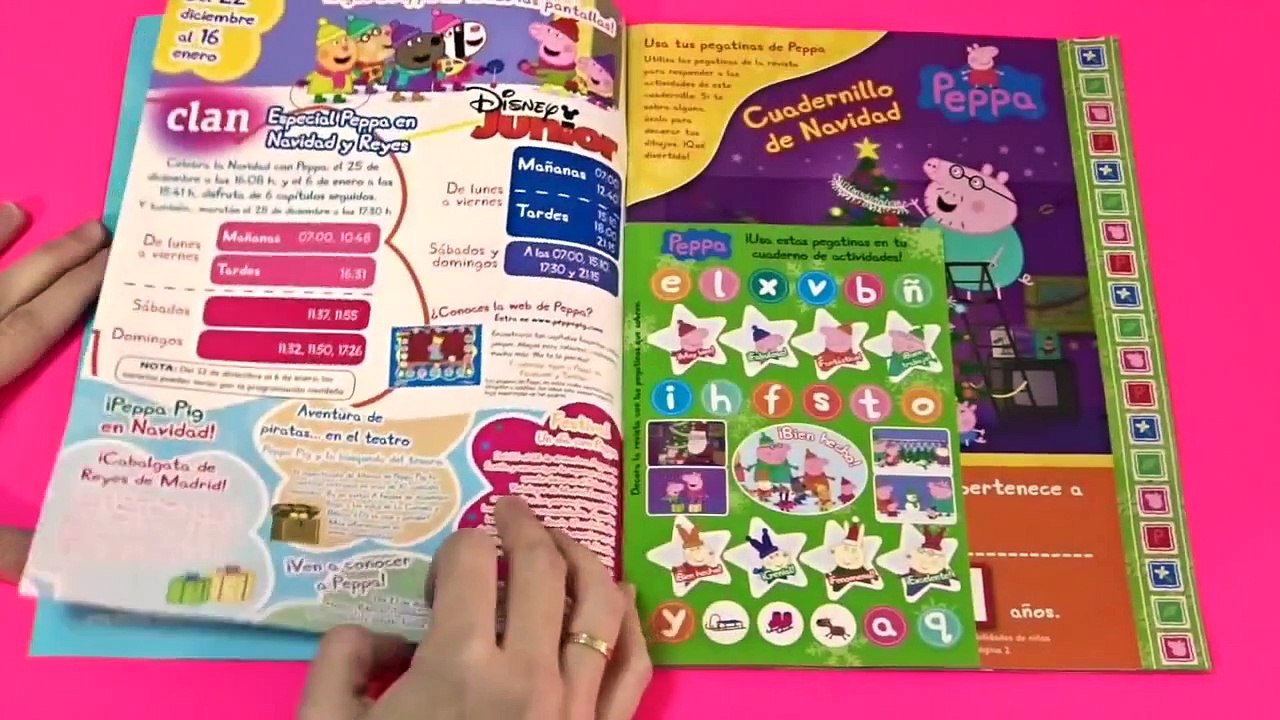 Peppa Pig La Revista de Navidad   Colorear Peppa Pig, Actividades y Pasatiempos