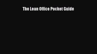 Read The Lean Office Pocket Guide Ebook Free