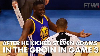 Thunder crowd does not like Draymond Green