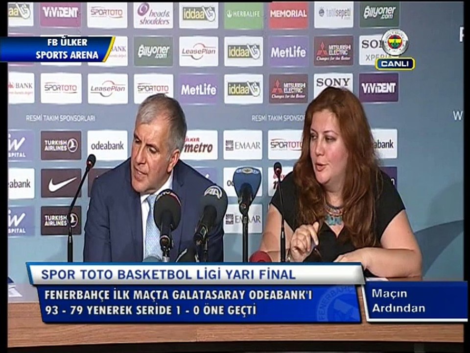 Zeljko Obradovic'in Basın Toplantısı - Fenerbahçe 93-79 Galatasaray Odeabank