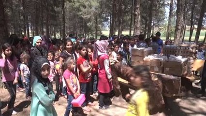 Suriyeli Çocuklar Piknikte Gönüllerince Eğlendi