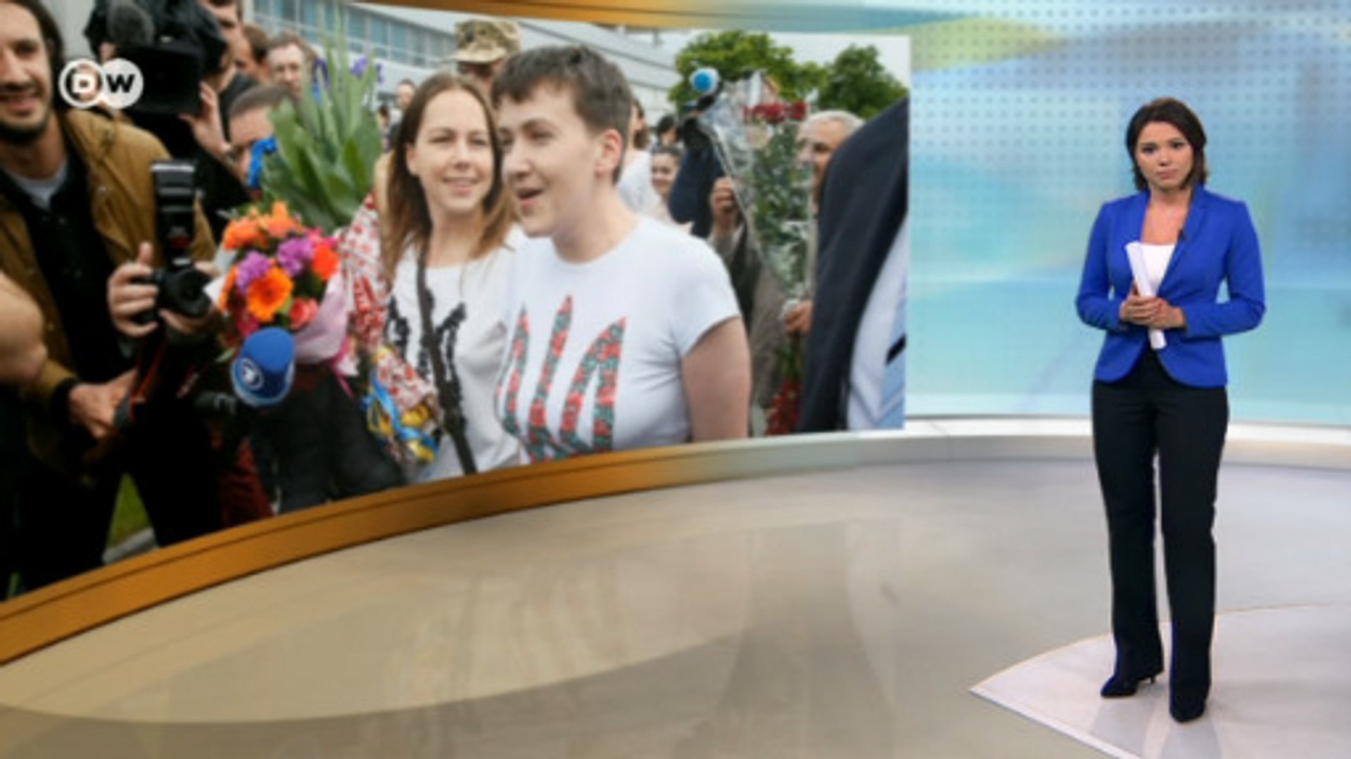 ⁣Савченко вернули на родину: что изменится в отношениях Киева и Москвы? - DW Новости (25.05.2015)