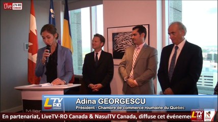 2016-05-19 Lancement de la Chambre de commerce roumaine du Quebec