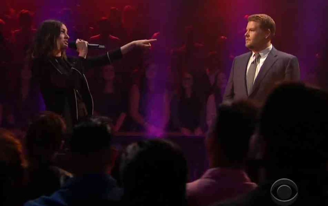 Anne Hathaway & James Corden Rap Battle