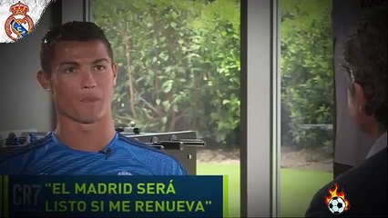 Cristiano Ronaldo: "Me quiero retirar en el Real Madrid" • 2016