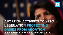 South Carolina Gov. Nikki Haley signs bill outlawing abortions 20 weeks out