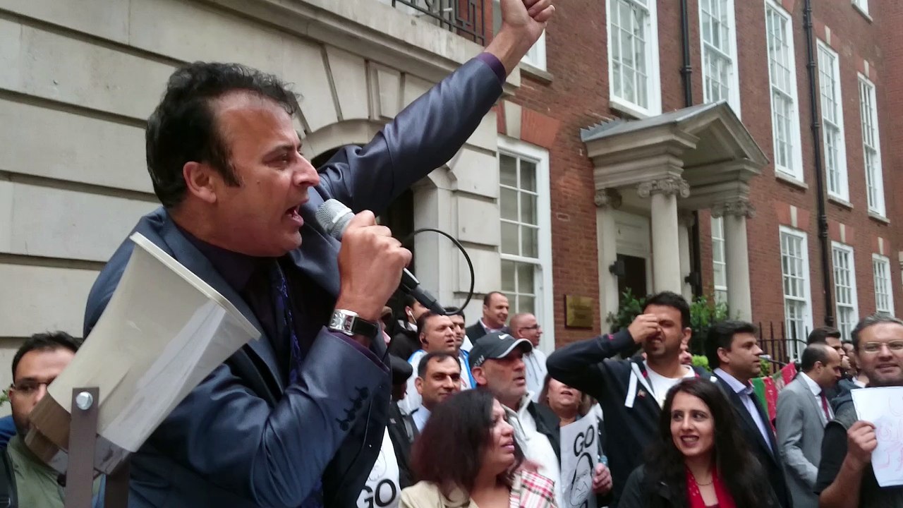 PTI UK Protest Against Nawaz Sharif in London.