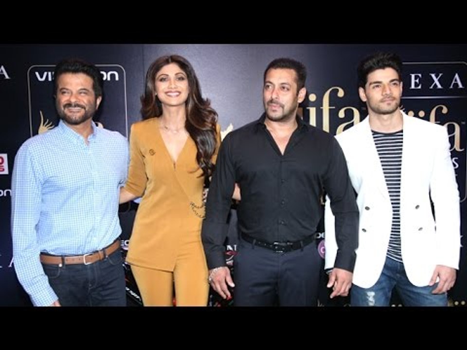 Salman Khan At IIFA Awards Weekend 2016 RED Carpet Press Conference With Anil & Sooraj Pancholi