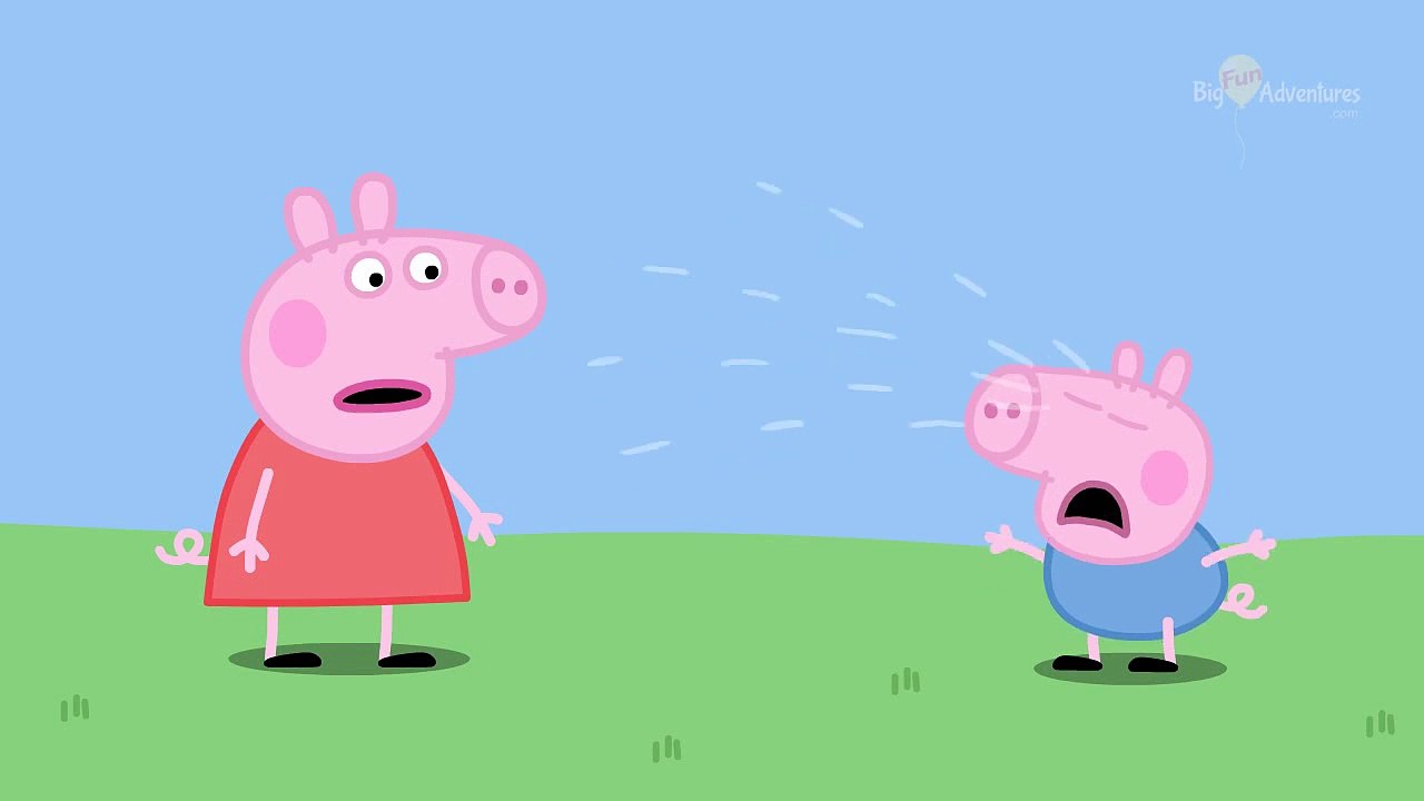 Peppa Pig is Crying. George is Crying