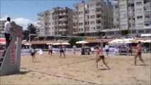 Türkiye Üniversitelerarası Plaj Voleybolu Şampiyonası Başladı
