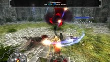 X-blades comprobando FPS entre 18 y 32
