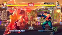 Batalla de Ultra Street Fighter IV: Ken vs Abel