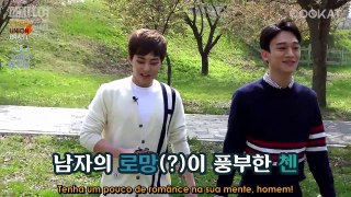 [LEG PT-BR] 160504 | Viagem sem o Manager com o Chen e Xiumin EP05