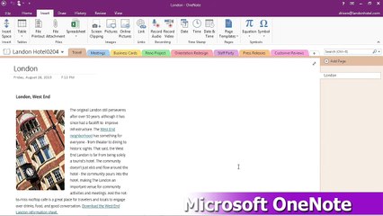 OneNote #Tutorial ~ Chapter12-Adding pictures