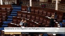 Catherine Connolly: Statements on EU Migration and Refugee Crisis 29 04 16