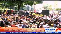 Tercer miércoles de marchas: oposición venezolana salió a las calles a ejercer presión por referendo revocatorio contra Maduro