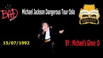 Michael Jackson Dangerous World Tour Oslo 1992 ''BAD''(Pro Audio) Full Song