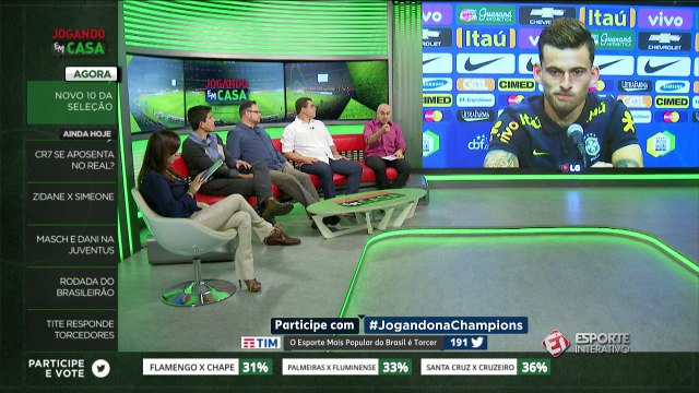 André Rocha comenta Lucas Lima com a 10 da Seleção