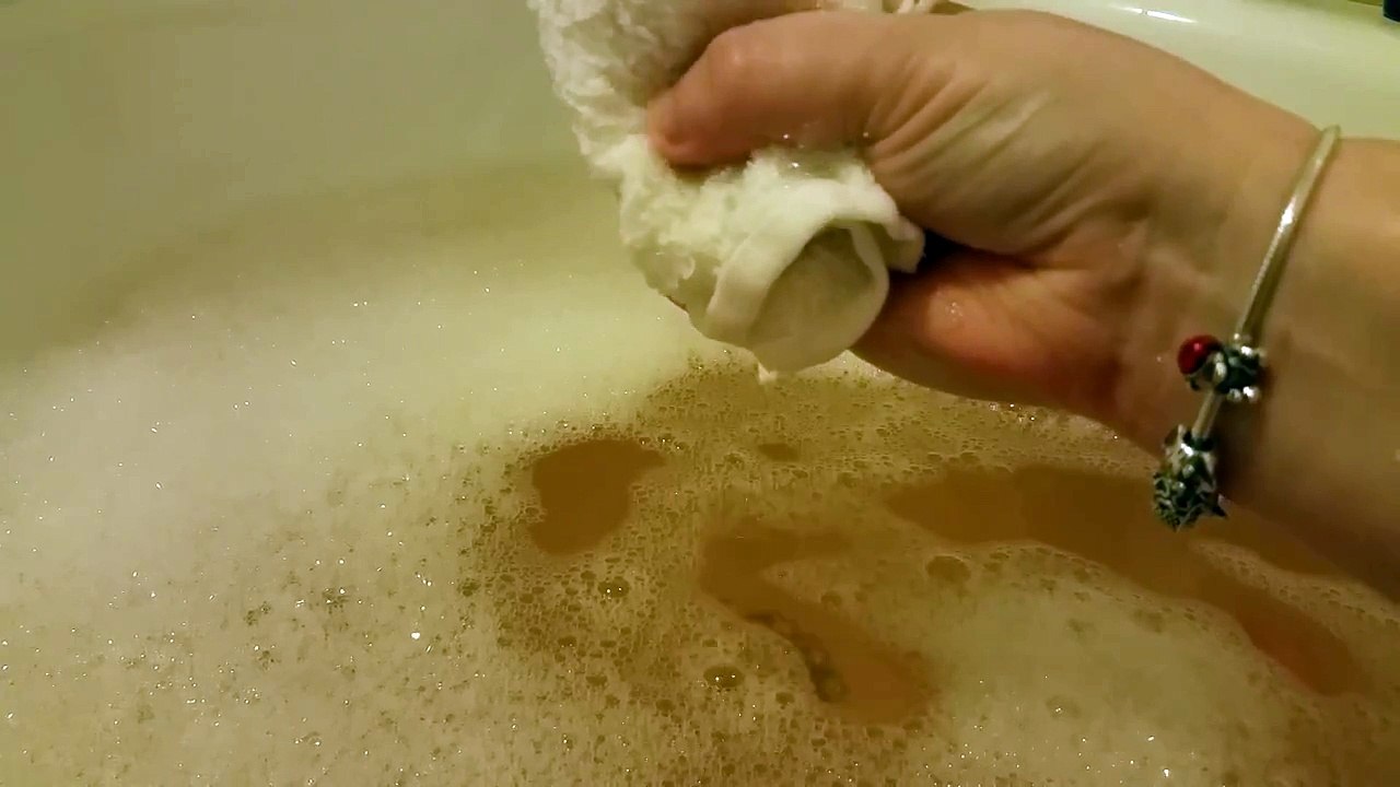 ASMR Bath Time 2! Water Sounds Playing With Facecloth Flannel Gentle Sounds