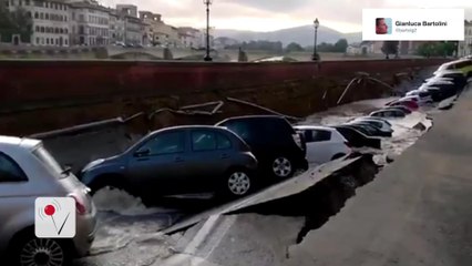 Giant Sinkhole Swallows Florence