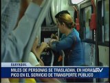 Acoso en buses de transporte urbano