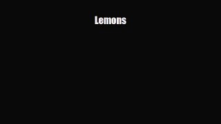 Read Lemons Ebook Online