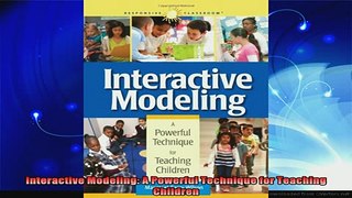 read here  Interactive Modeling A Powerful Technique for Teaching Children