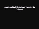 [PDF] Japan from A to Z: Mysteries of Everyday Life Explained Download Online