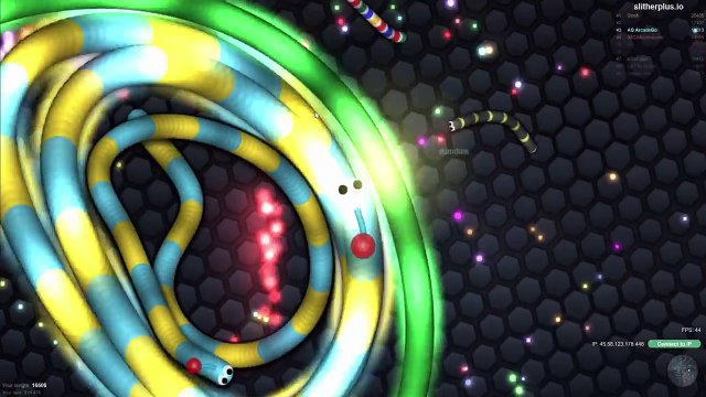 Slither.io Trolling Longest Snake In Slitherio! (Slitherio Funny Moments)