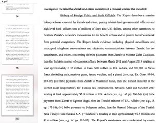 Zarrab Dosyasındaki Rüşvet Rakamları Ortaya Çıktı