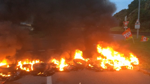 Blocage du port de Brest