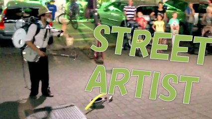 【STREET ARTIST】 STREET ART Miracle【神業】世界 ストリートパフォーマンス イタリア ニース でであったノリノリワンマンバンドマンショー ストリートミュージシャン 音楽 music dance ダンス 【street artist】