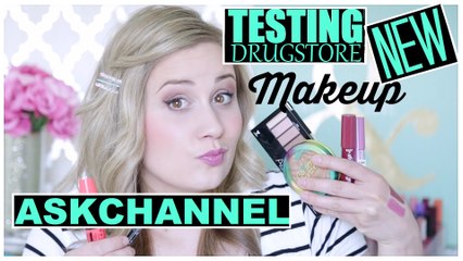 TESTING NEW DRUGSTORE MAKEUP! First Impressions 2016