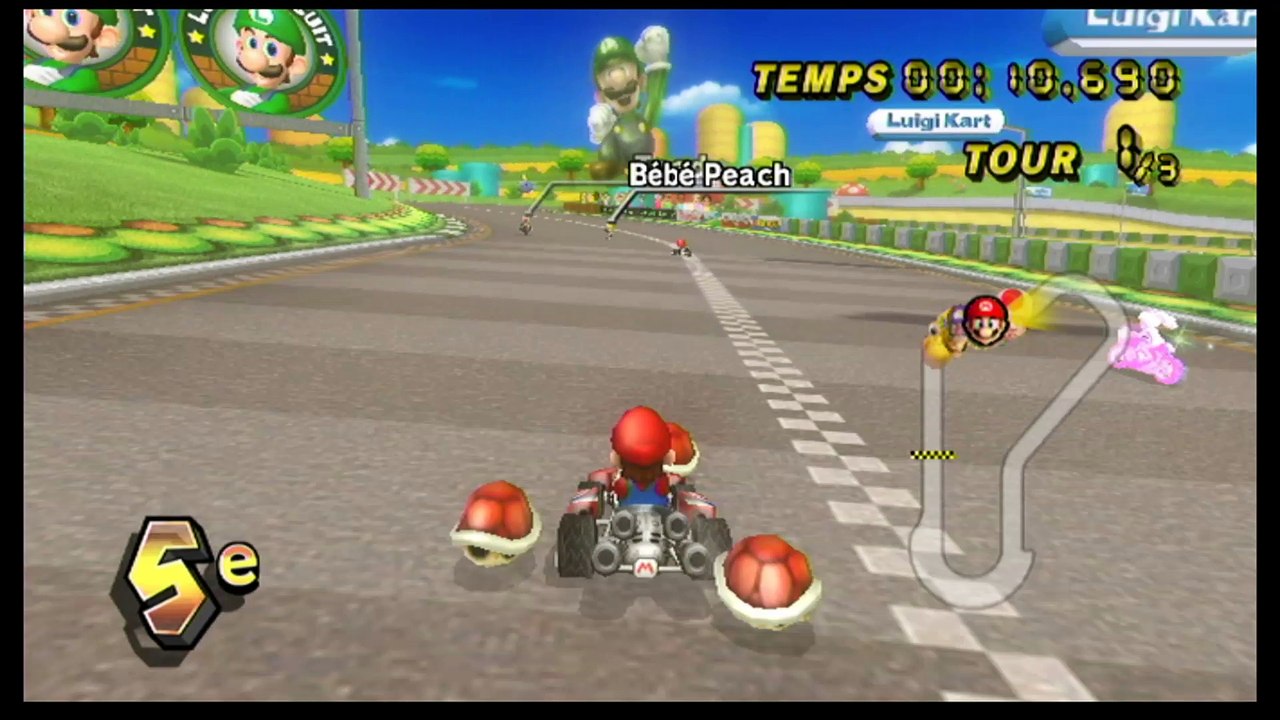 Mario Kart Wii Circuit Luigi